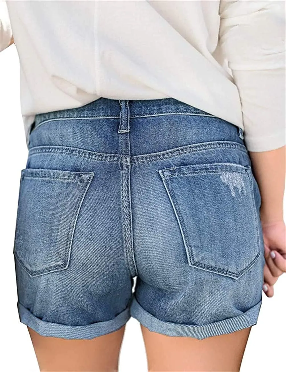 Women Casual Denim Shorts