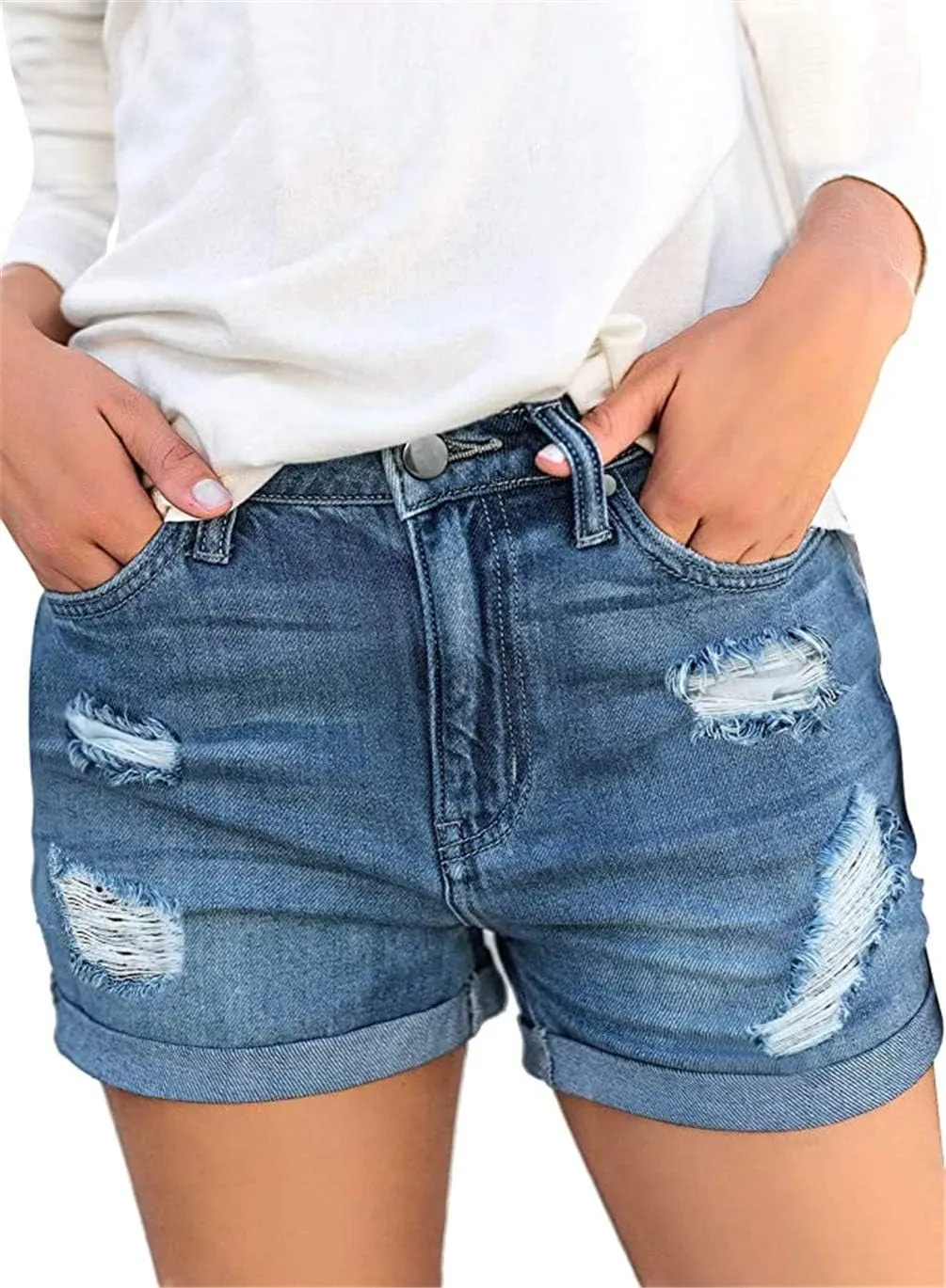 Women Casual Denim Shorts