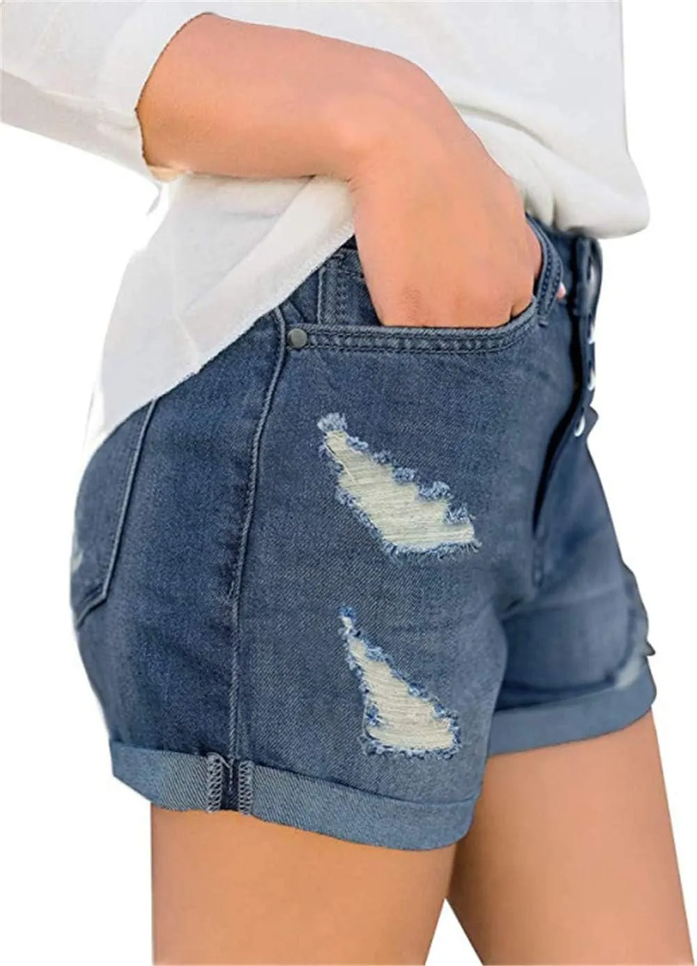 Women Casual Denim Shorts