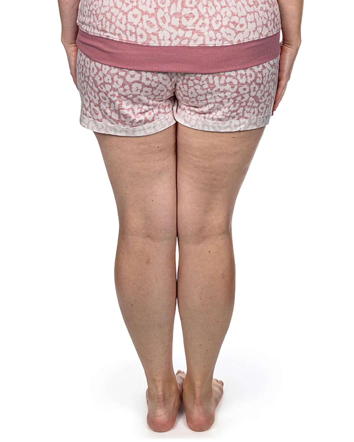 Women's Leopard Print Lounge Shorts