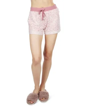 Women's Leopard Print Lounge Shorts