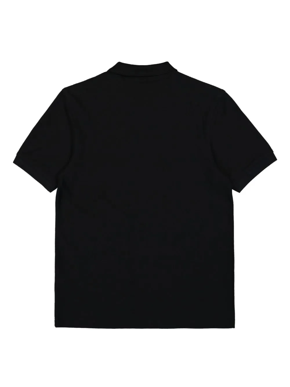 woven mesh relaxed-fit polo shirt