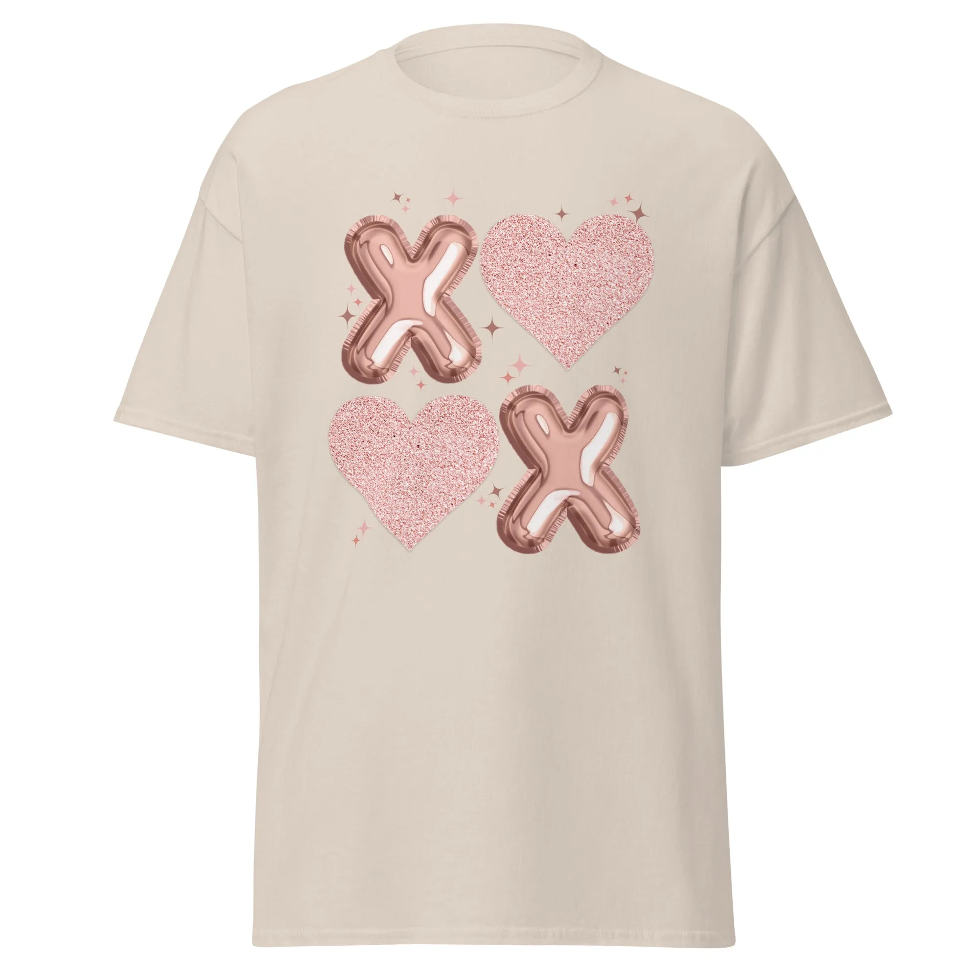 XOXO Rose Gold - Valentine’s Day T-Shirt – Stylish & Comfortable Love-Inspired