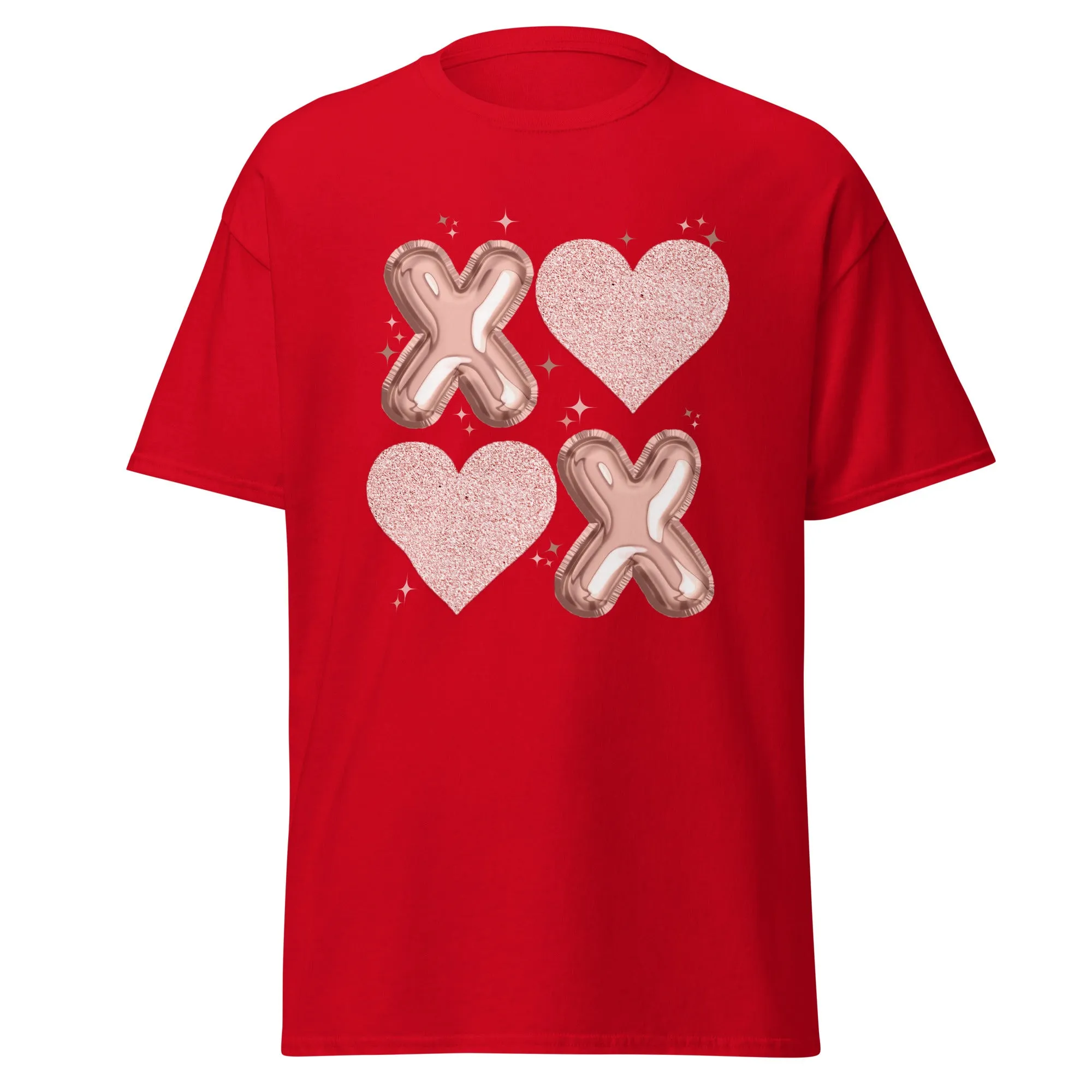 XOXO Rose Gold - Valentine’s Day T-Shirt – Stylish & Comfortable Love-Inspired