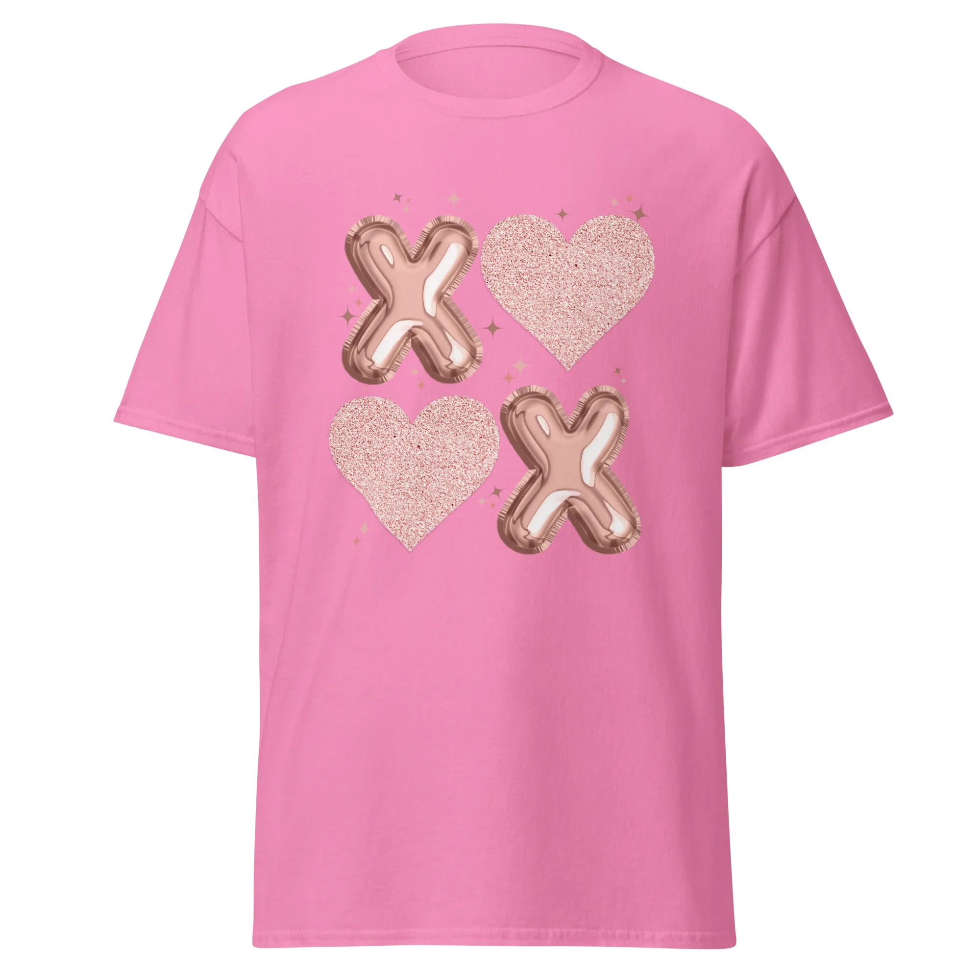 XOXO Rose Gold - Valentine’s Day T-Shirt – Stylish & Comfortable Love-Inspired