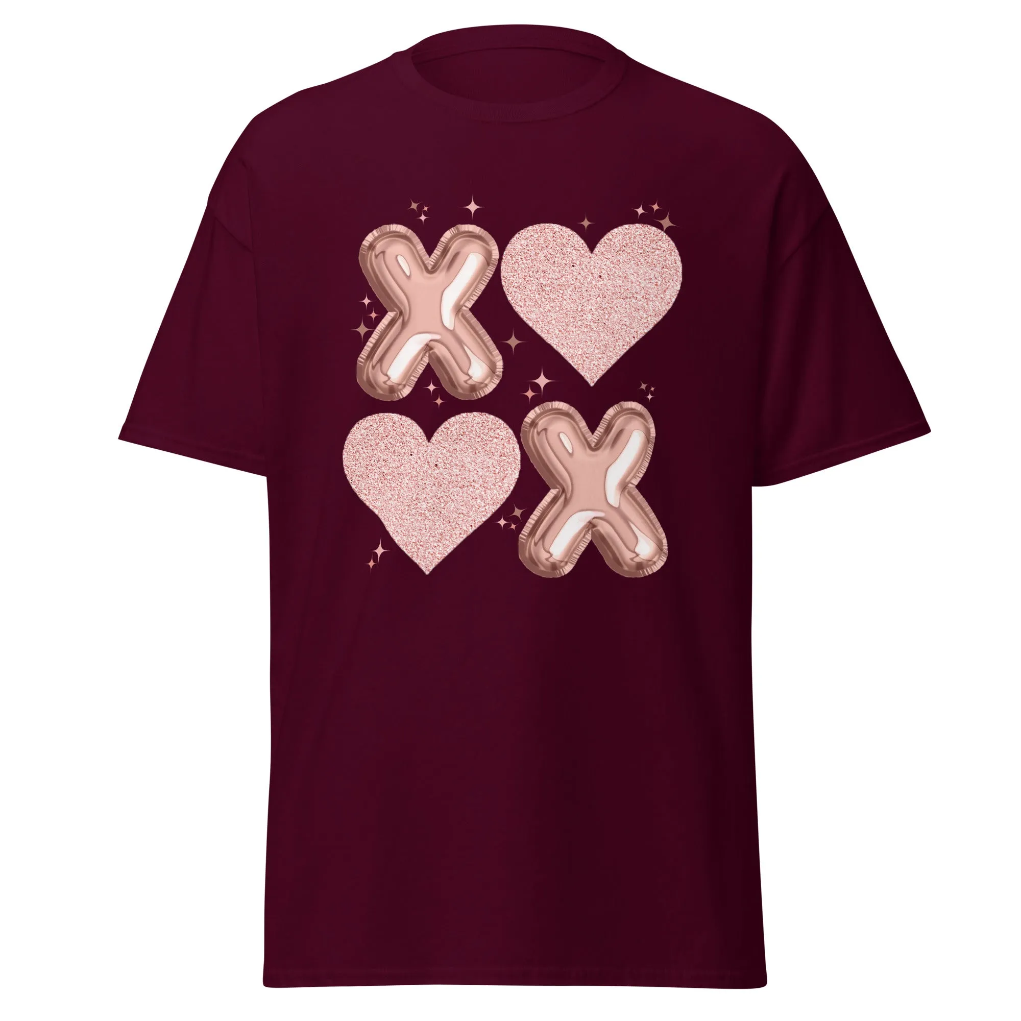 XOXO Rose Gold - Valentine’s Day T-Shirt – Stylish & Comfortable Love-Inspired